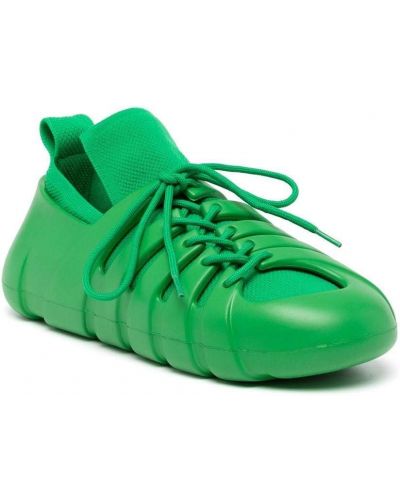 Sneakersy Bottega Veneta zielone