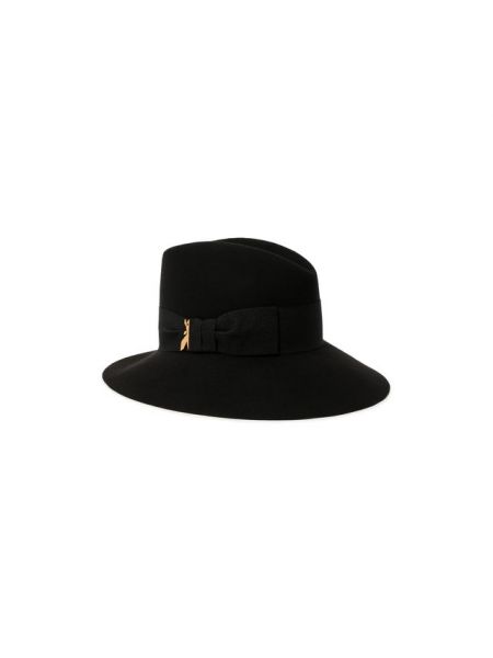 Шерстяная шляпа Patrizia Pepe черная