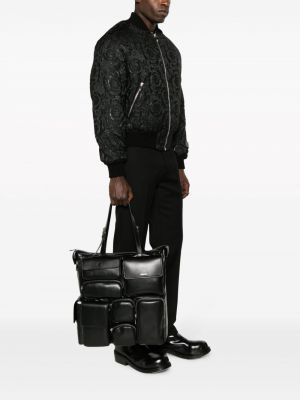 Kožená shopper kabelka Versace
