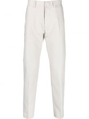 Памучни chino панталони Tom Ford бяло
