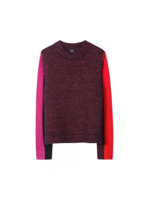 Sweter z alpaki Ps By Paul Smith czerwony