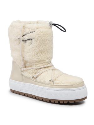Sniego batai Tommy Jeans smėlinė