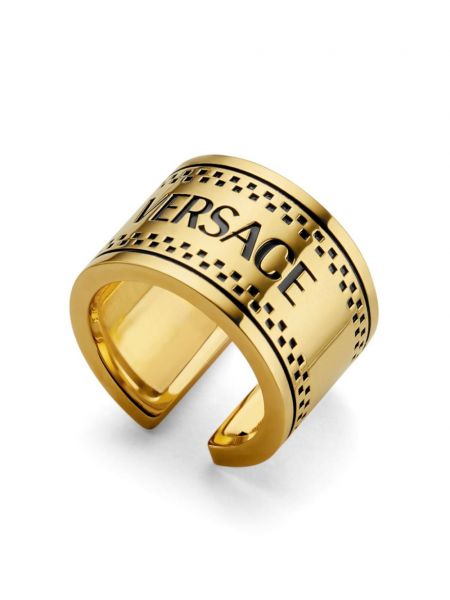 Chunky prsten Versace zlatý