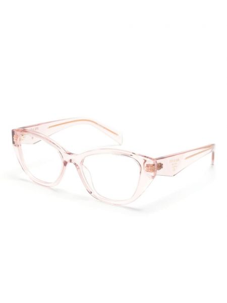 Caurspīdīgs brilles Prada Eyewear rozā