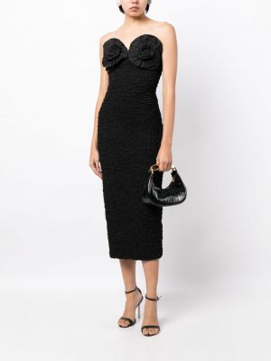 Bavlněné koktejlové šaty Mara Hoffman černé
