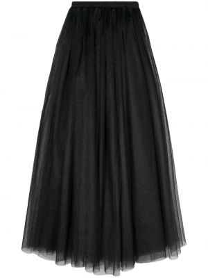 Černé tylové dlouhá sukně Alchemy