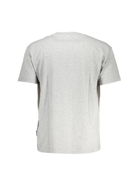 Camiseta de algodón con estampado Napapijri gris