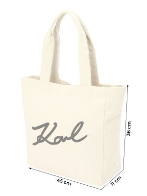 Nakupovalna torba Karl Lagerfeld bež