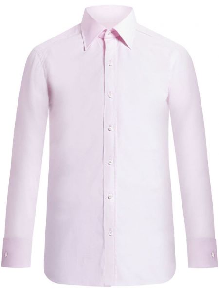 Bavlnená košeľa Tom Ford ružová
