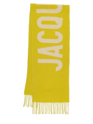 Bufanda de lana Jacquemus amarillo