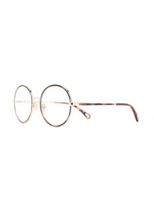 Dioptrijas brilles Chloé Eyewear zelts