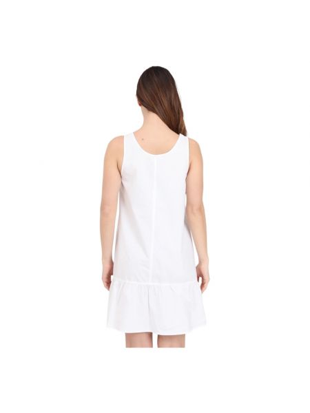 Mini vestido con bordado Armani Exchange blanco