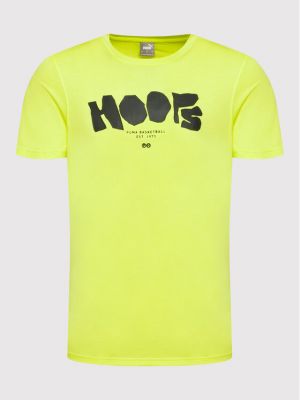 T-Shirt All Toumament 532132 Żółty Regular Fit Puma
