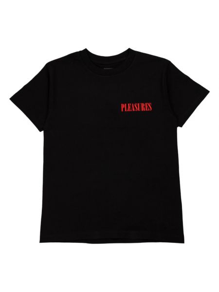 Koszulka bawełniana Pleasures czarna