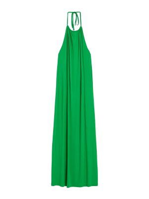 Макси рокля Bershka зелено