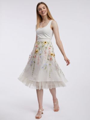 Midi suknja s cvjetnim printom Orsay