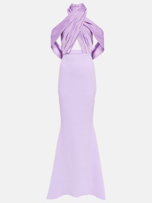 Maksi suknelė satininis Safiyaa violetinė