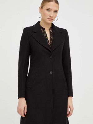 Gyapjú kabát Liu Jo fekete