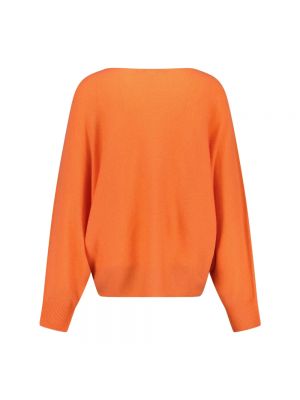 Sweter z kaszmiru oversize Herzen's Angelegenheit pomarańczowy