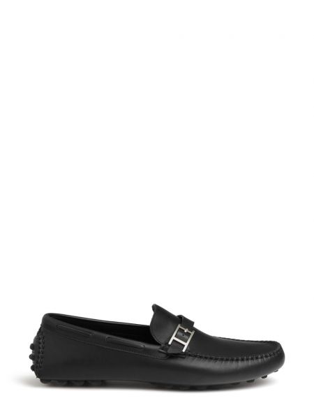 Usnjene nizki čevlji Hermès Pre-owned črna