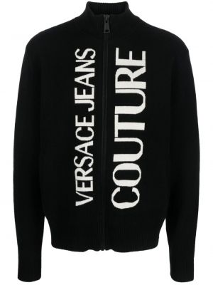 Džínová bunda na zip Versace Jeans Couture