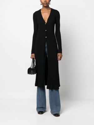 Mantel mit v-ausschnitt Twinset schwarz