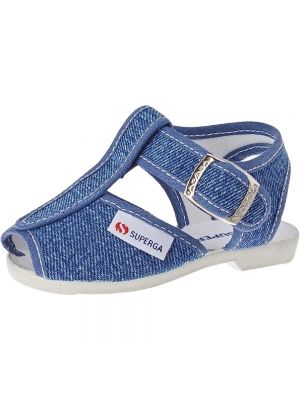 Niebieskie sandały Superga
