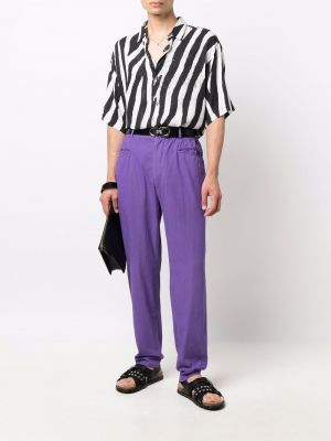 Pantalones de cintura alta Dolce & Gabbana Pre-owned violeta