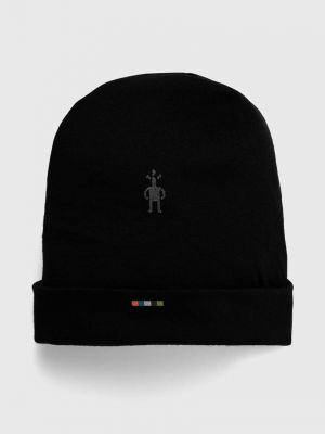 Dzianinowa czapka wełniana z wełny merino Smartwool czarna