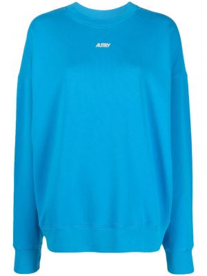 Sweatshirt mit print Autry blau