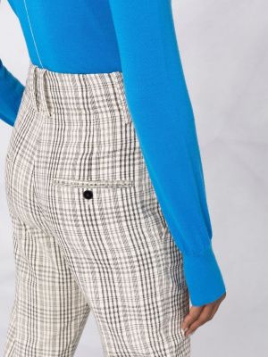 Kalhoty s potiskem Isabel Marant Etoile šedé