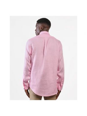 Koszula slim fit Ralph Lauren różowa