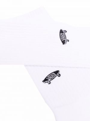 Calcetines con estampado Vans blanco