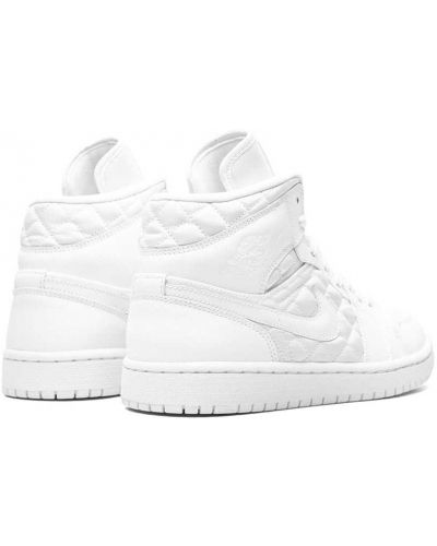 Pikowane sneakersy Jordan Air Jordan 1 białe
