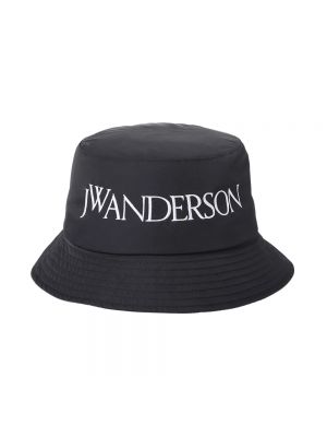 Nylonowy kapelusz Jw Anderson czarny