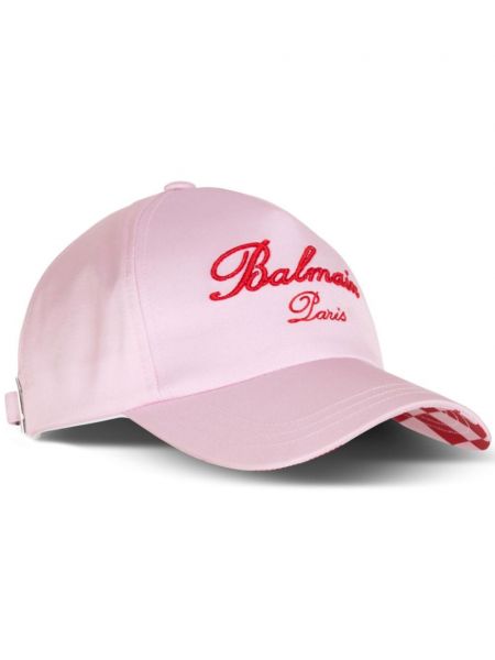 Casquette en satin Balmain