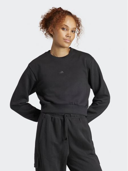 Bluză din fleece Adidas negru