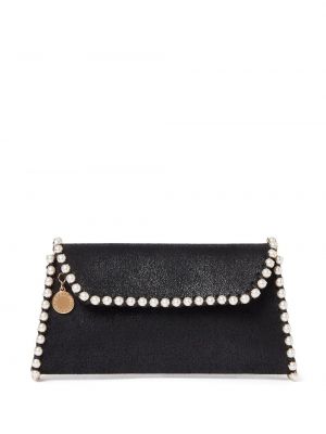 Pisemska torbica z perlami Stella Mccartney črna