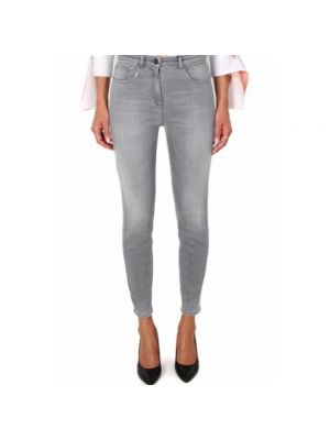 Skinny jeans Elisabetta Franchi grau