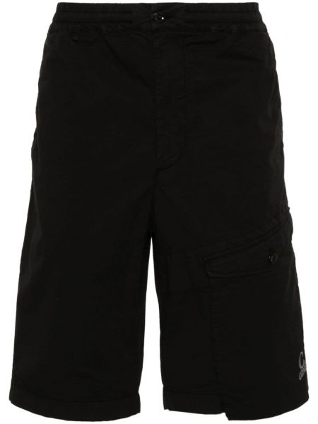 Kratke hlače kargo s vezom C.p. Company crna