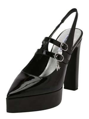 Cipele s otvorenom petom Karl Lagerfeld crna