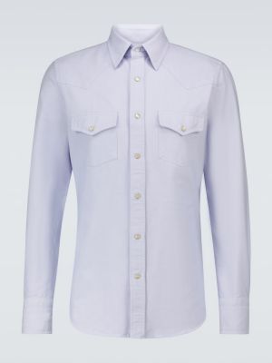 Bavlnená košeľa s dlhými rukávmi Tom Ford