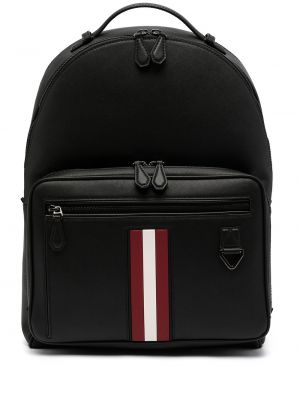 Pruhovaný batoh Bally černý