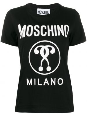 T-shirt Moschino svart