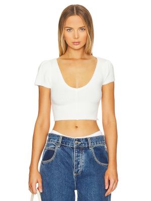 Top Free People bianco