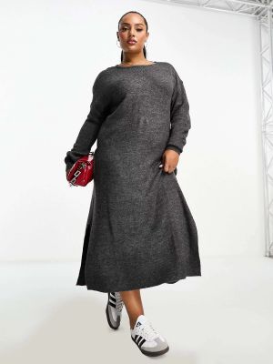 Платье-свитер Vero Moda серый