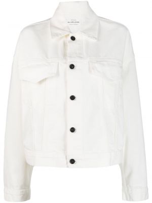 Bavlnená džínsová bunda Slvrlake biela
