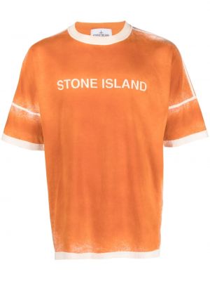 T-shirt Stone Island orange