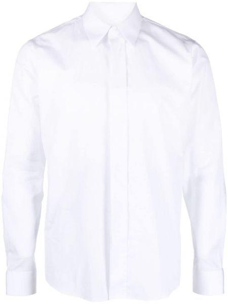 Βαμβακερό πουκάμισο Sandro λευκό