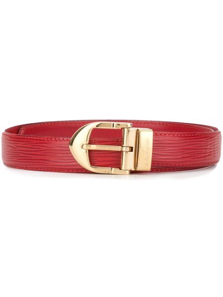 Cinturón Louis Vuitton rojo